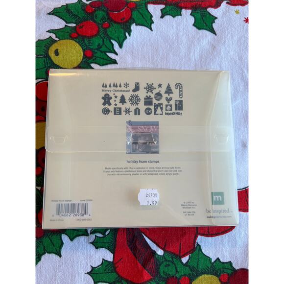 Holiday foam stamps, new inbox - Picture 2 of 3